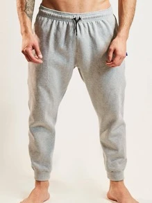 Pants Jogger Premium Casual Deportivo De Algodon Para Hombre     HECHO EN MÉXICO    BLATT - Gris Claro - Ver 2