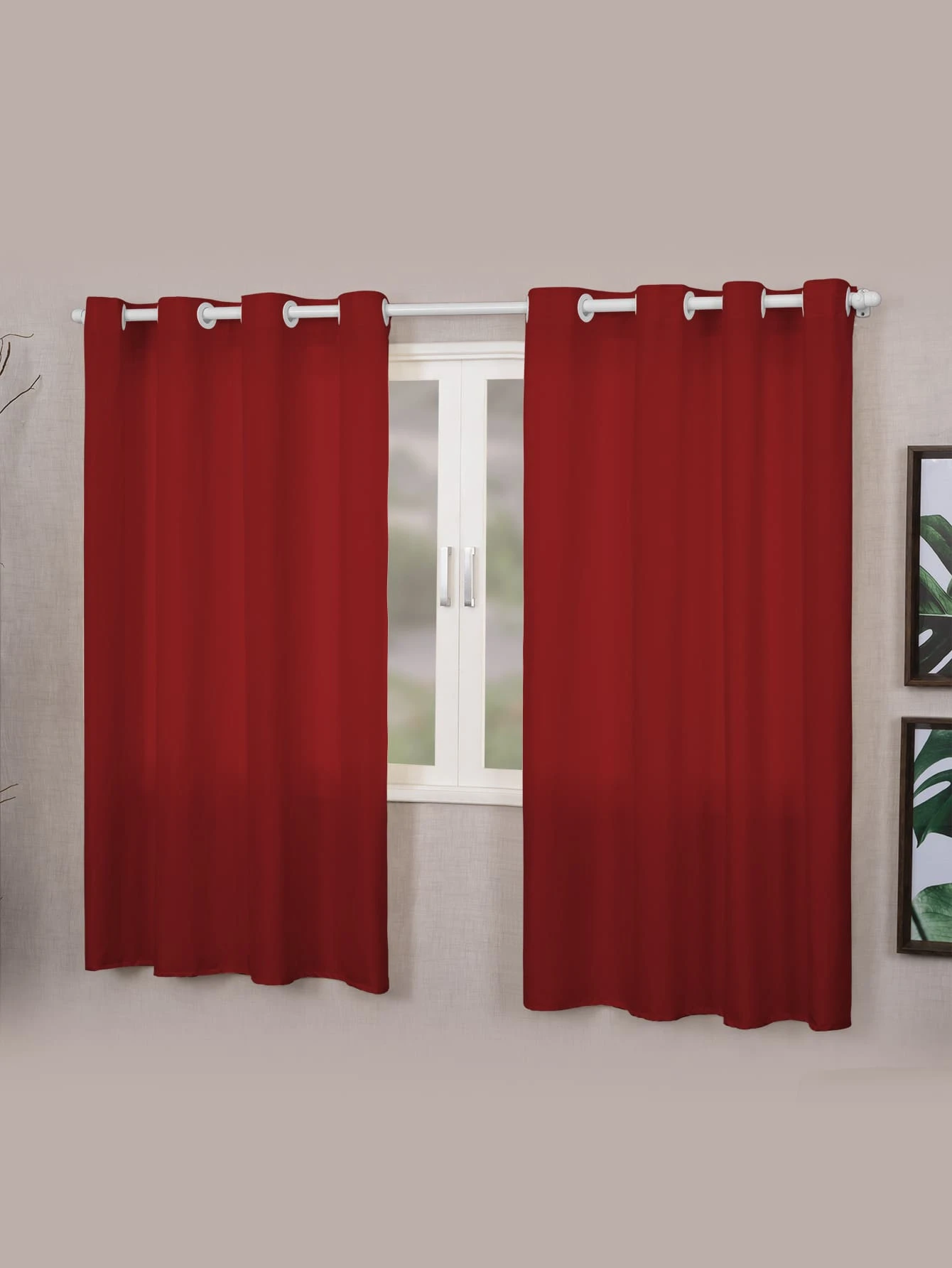 Curtains - 紅色 - 查看 1