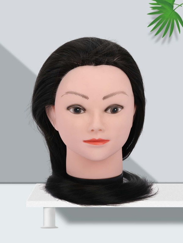 Mannequin Head with Hair Doll Cosmetology Mannequin Head Practice