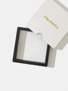 1 Miếng 1CT Hai lớp Giường đôi Zirconia Bạc nguyên chất Nhẫn Với Sang trọng Châu Âu và Châu Mỹ Thiết kế - Bạc - Xem 8