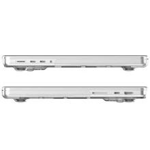 1pc Plastic Plain Laptop Case - Dusty Purple - View 10