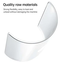 1pc Plastic Plain Laptop Case - Dusty Purple - View 7