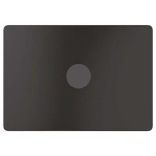 1pc Plastic Plain Laptop Case - Dusty Purple - View 8