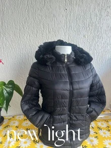 Women Down Coats - 黑色 - 查看 2