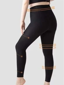 2 Miếng Đen Gầy Nhung Một mặt Quần skinny pantyhose Quần tất Đối với Mùa thu Và Mùa Đông - màu đen - Xem 4