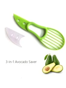1pc/2pcs Multifunctional 3-In-1 Avocado Slicer, Fruit Extractor, Flesh Slicer, Avocado Peeler And Pitter For Home Use, Outdoor Home Kitchen Accessories