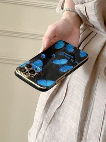 1 件时尚高品质新潮礼物，姐妹礼物复古梦幻蝴蝶电镀保护手机壳兼容 iPhone 15、iPhone 15 Pro Max、12 Pro Max、13 Pro Max、14 Pro Max、13、14、11、12 Pro、14、IPhone XS、XR、7/8P、7/8GES2、三星 A13 4G、A22、A21S、A51 4G、S22 Ultra、A33 5G、A53、A23、S23 Ultra、S24、S23、A73、三星、Redmi、OPPO、MOTO 手机 - 黑色 - 查看 4