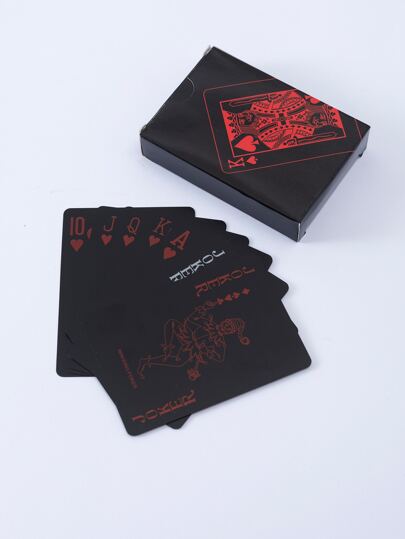 1套裝彩色塑膠防水,防油,耐用&便攜撲克牌