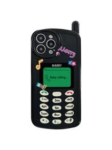 仿大型手機造型手機殼，適用於iPhone 15 Pro Max 14 13 12 11 - 彩色 - 查看 2