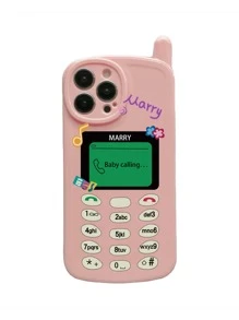 Retro-telefon Geformte Handy-hülle, Kompatibel Mit Iphone 15 Pro Max, 14, 13, 12, 11