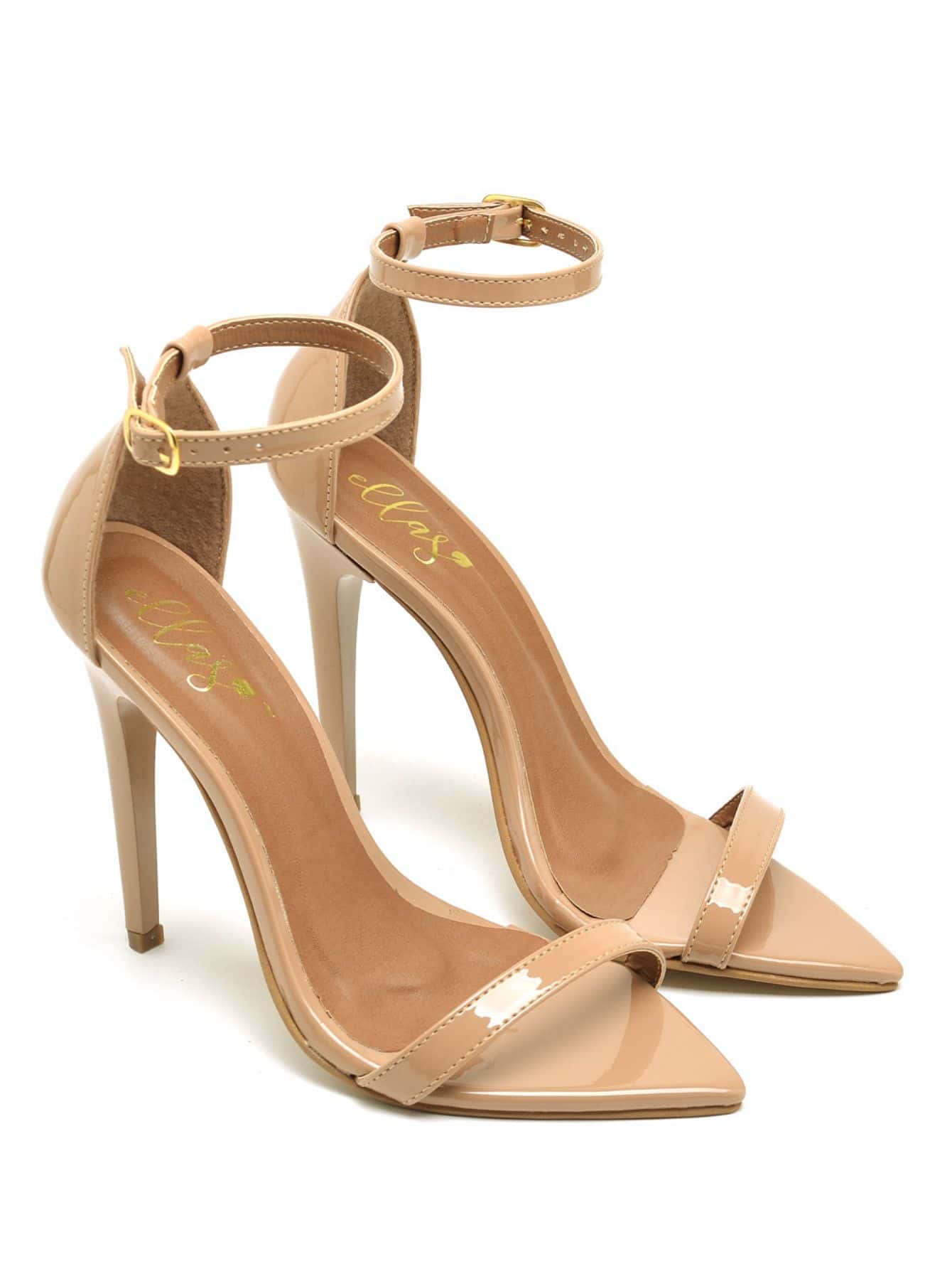 Women Heeled Sandals - 米色 - 查看 1