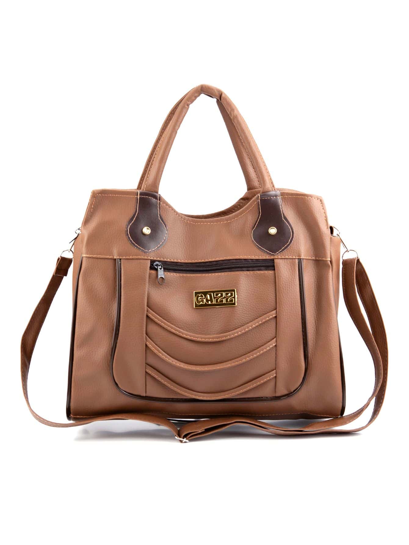 Women Tote Bags - 駝色 - 查看 1