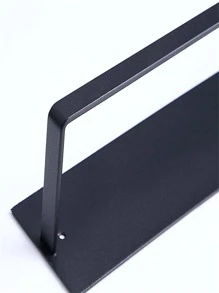 1pc Wall Mounted Kitchen Paper Holder, Cabinet Hanging Roll Rack, Cling Film And Dish Towel Organizer Without Drilling - White - View 8