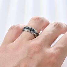 1入組復古愛爾蘭的打結環適合男士女性不銹鋼環復古搖滾派對首飾類禮品