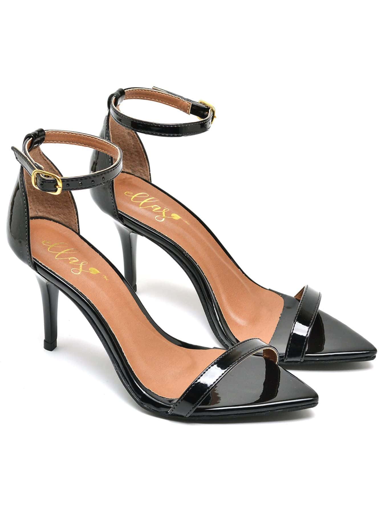 Women Heeled Sandals - 黑色 - 查看 1