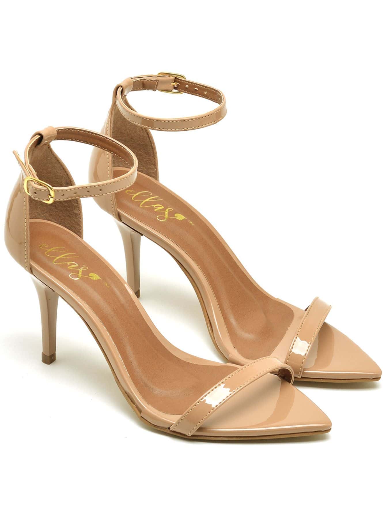 Women Heeled Sandals - 米色 - 查看 1