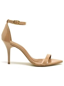 Women Heeled Sandals - 米色 - 查看 2