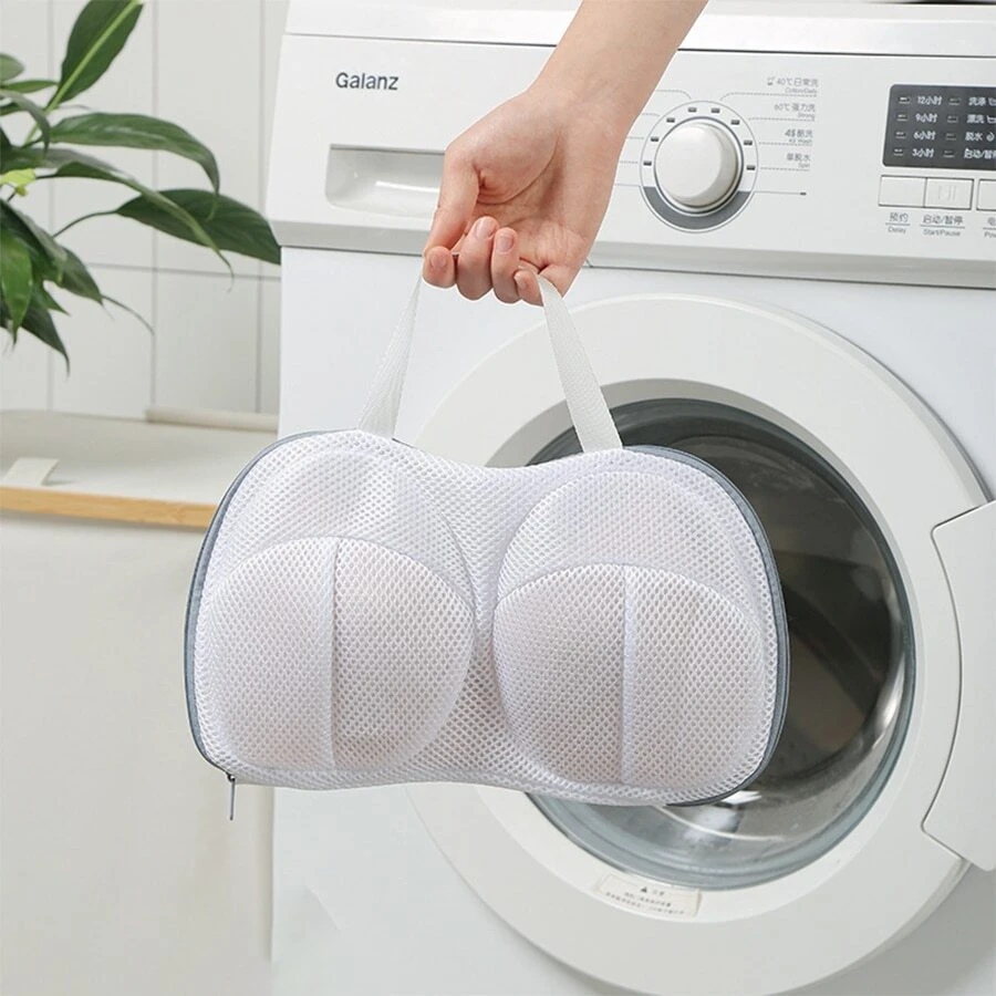 Túi giặt , Bras Túi giặt , Vật dụng trong nhà Máy giặt Đặc biệt Túi giặt , Dày Lưới Đồ lót Người bảo vệ Cái túi - Xám - Xem 1