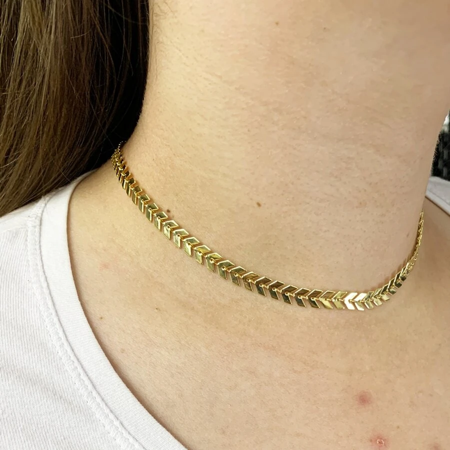 Chokers - Gold - View 1