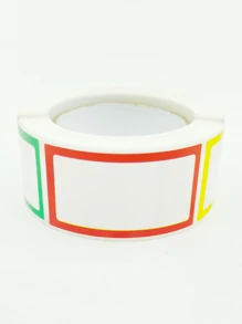 250 piezas/rollo 4 colores nombre Etiquetas autoadhesivas , multicolor vacío nombre Pegatinas para clasificación , escuela maestro oficina archivo Papelería Pegatinas - 250 piezas/rollo - Ver 6