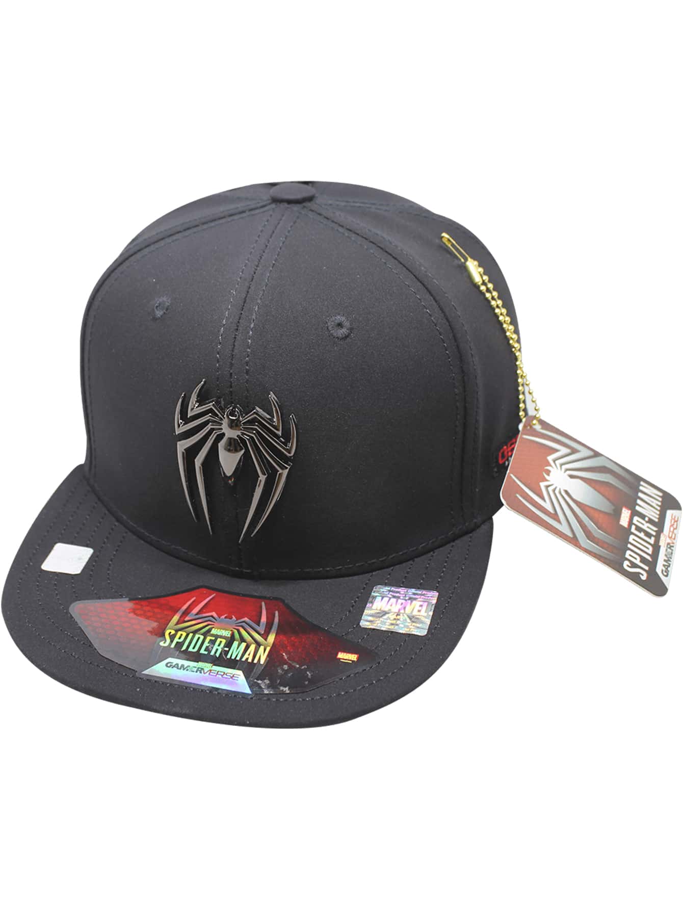 Kboom Caps Children's Cap With Metal Plate - Black - View 1