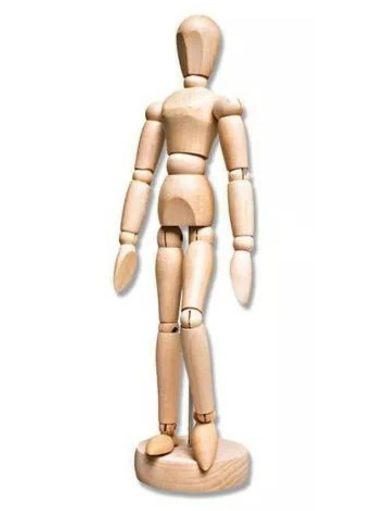 Boneco Articulado De Madeira Desenho Manequim 20 Cm Modelo