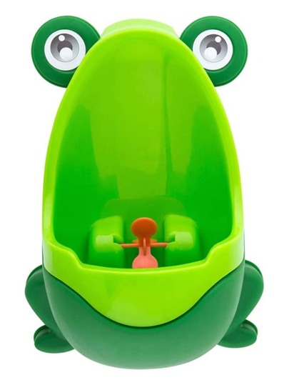 Balde Mictório Sanitário Infantil Xixi Sapinho Verde Ventosas