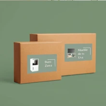 MORU Buró Zawa, Mesita de Noche, Muebles para recamara Moderno Estilo Minimalista, Mesa Auxiliar de Almacenamiento Tipo Librero, buros para recamara, mesa de noche para recamara. - Blanco - Ver 7