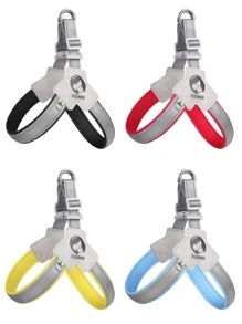 Adjustable And Reflective Comfortable Pet Collar Chest Back Strap For Medium-Sized Dogs, Fashionable And Lightweight Dog Leash Backpack For Outdoor Activities - Black - View 11