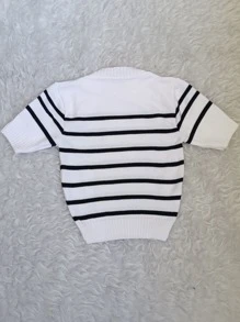 Women Knit Tops - White - View 4