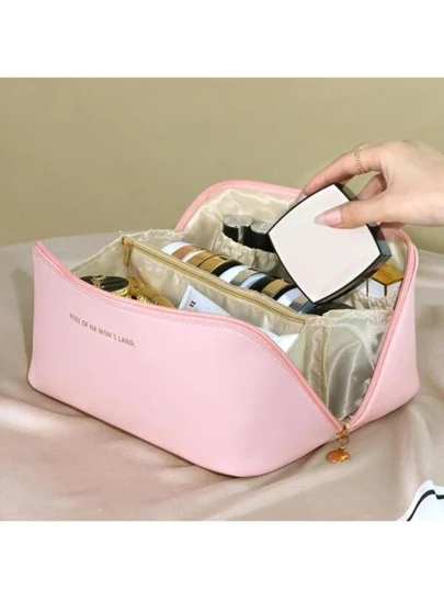 Organizador de maquillaje femenino aseo Kit Bolso hacer Funda almacenamiento bolsillo