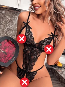 Women Sexy Lingerie - màu đen - Xem 3