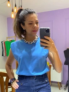 Women T-Shirts - Blue - View 2