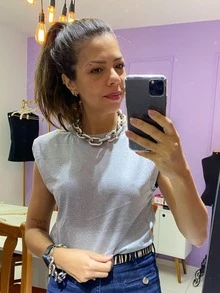 Women T-Shirts - Grey - View 2