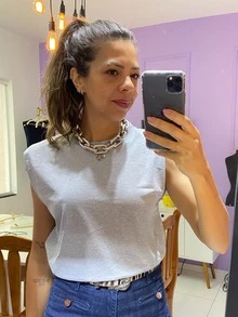 Women T-Shirts - Grey - View 4