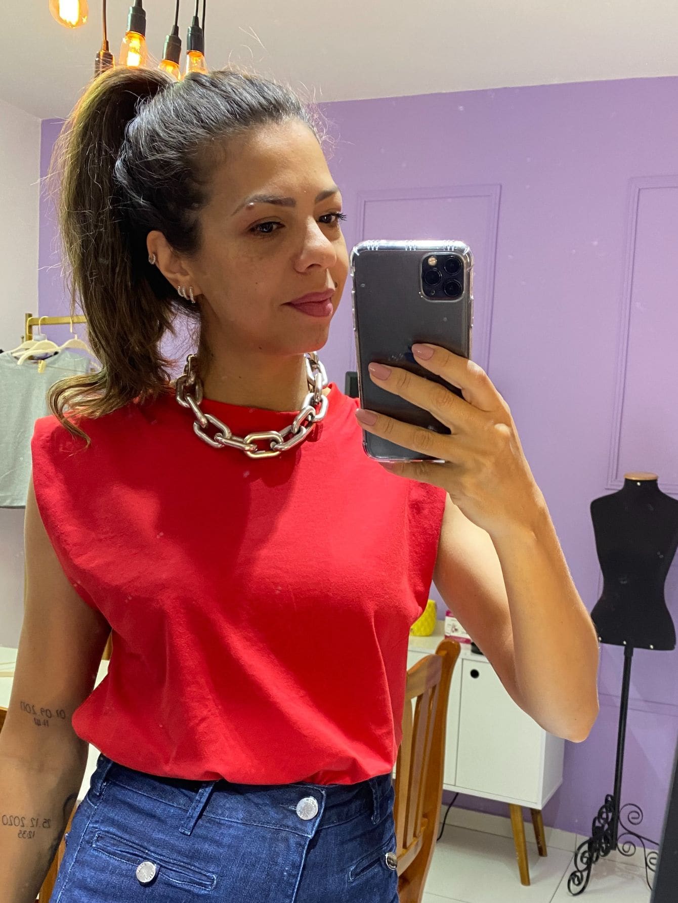 Women T-Shirts - Red - View 1
