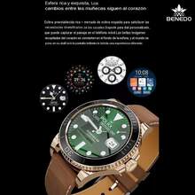 Reloj Inteligente Para Caballero G9MAX Oem Benedo versión delux, exclusivo, reloj de alta elegancia y gran conformidad, calidad premieum, waterproof - Plateado - Ver 2