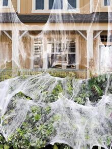 41pcs Halloween Spider Web Decoration Set Including 40 Fake Spiders, Super Stretch Cobweb Perfect For Indoor And Outdoor Halloween Decorations