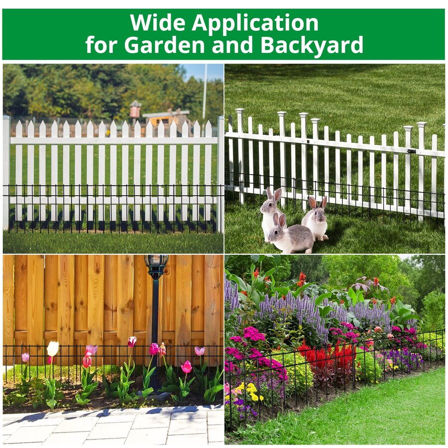 Animal Barrier Fence, No Dig Fence Underground Decorative Garden