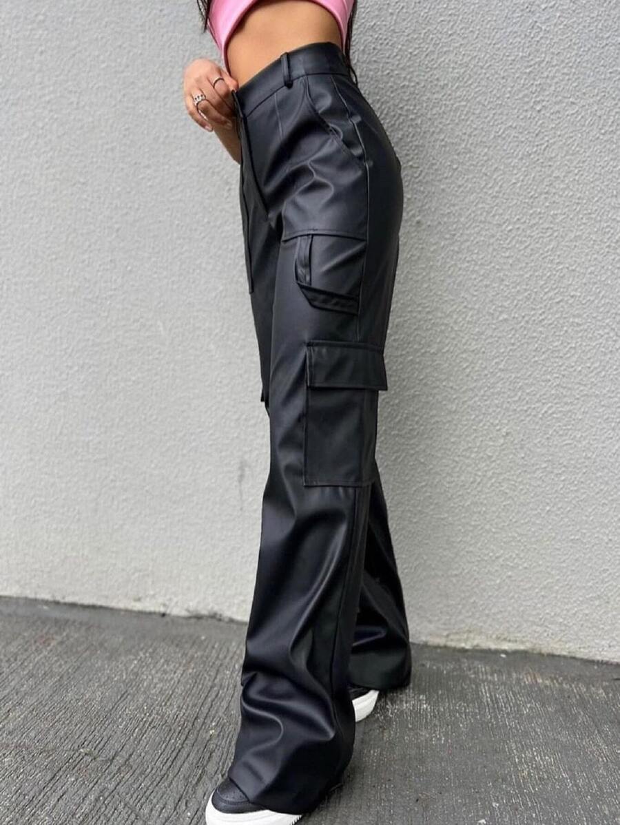 Women Pants - 黑色 - 查看 1