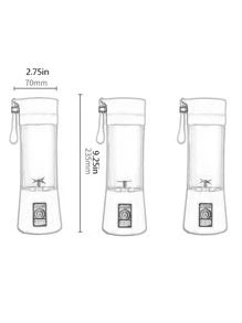 Licuadora Portatil Vaso Para Jugos y Licuados Portatil Recargable - Lila Púrpura - Ver 2