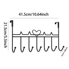 1 Pieza Gancho De Pared Con Decoración De Corazón, Regalo Para El Día De San Valentín - Negro - Ver 2