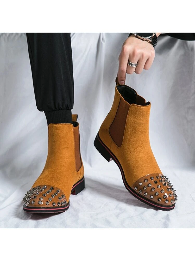 Bottines Courtes en Cuir pour Femmes - Noir - Talon Carré - Fermeture