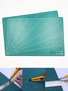 Tính hai mặt Thảm Cắt Đối với Thử nghiệm Bàn làm việc Sổ Ghi chép Tài khoản Hand Điêu khắc Đĩa - màu xanh lá - Xem 1