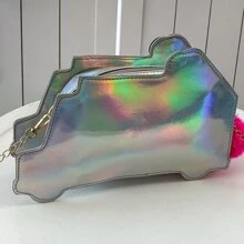 全息新奇包，中号拉链，完美最佳搞笑新奇和恶作剧礼物