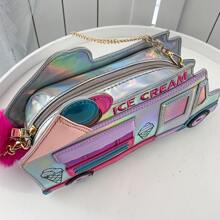 全息新奇包，中号拉链，完美最佳搞笑新奇和恶作剧礼物