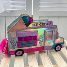 全息新奇包，中号拉链，完美最佳搞笑新奇和恶作剧礼物