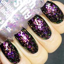 POLISH ME SILLY - It's Magic - FlaKIE Clear Topcoats Rainbow Multi-Color Shift Polish 15ml Sơn móng tay lấp lánh của Polish Me Silly "Made In The USA" - Nhiều màu - Xem 2