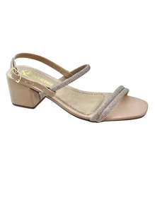 Women Heeled Sandals - Naranja Quemada - Ver 9