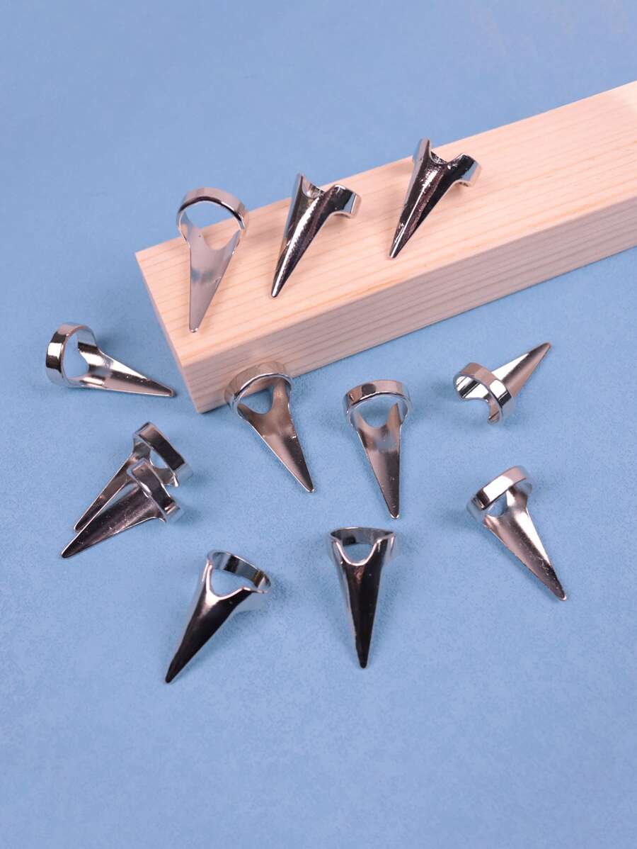 Reusable Hair Braiding Tool, 12Pcs Iron Ring Design Hairdressing Diy Styling Tool Aid For Barber